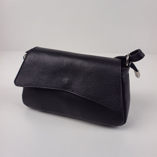 Compact Leather Crossbody Bag